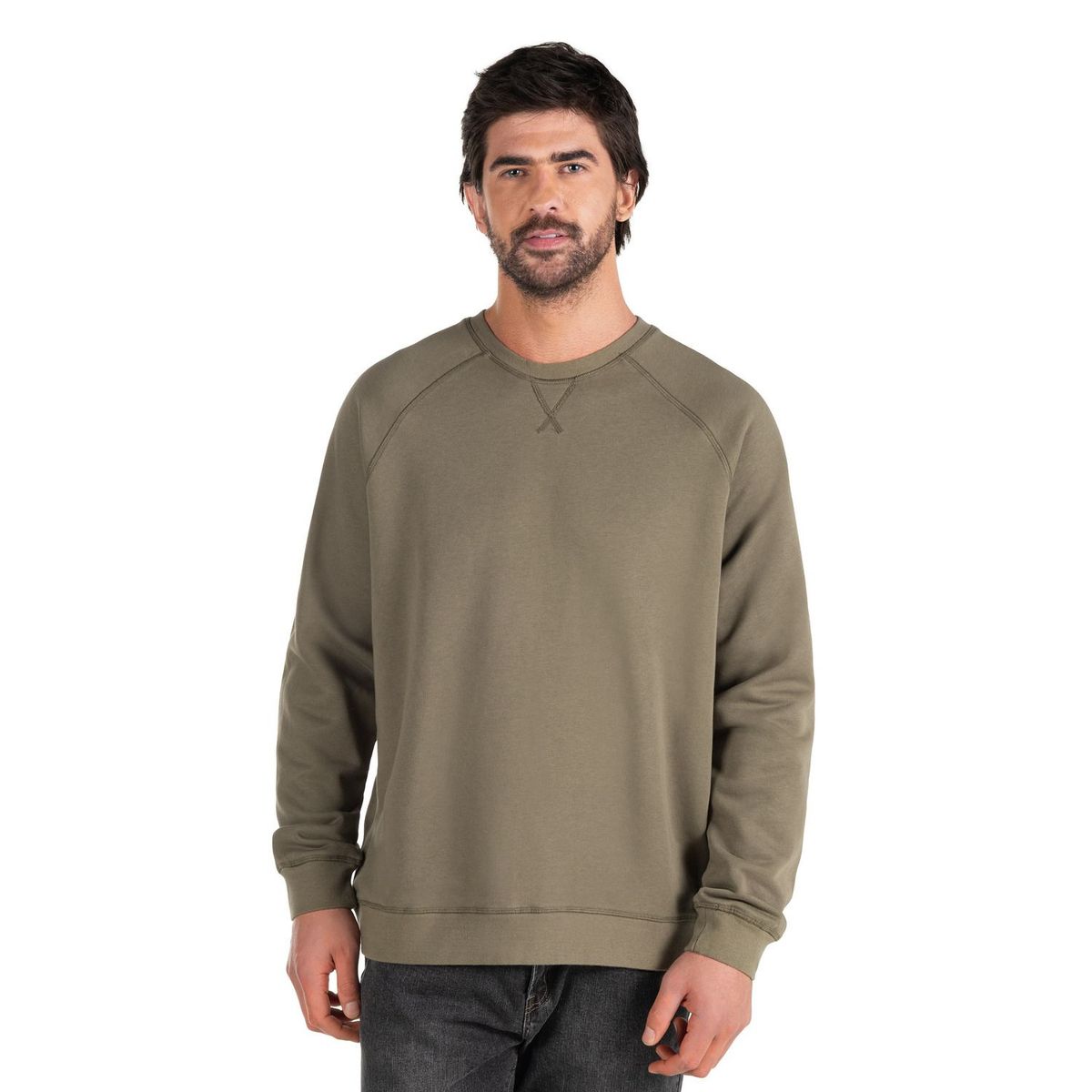 PANAMA JACK - Polerón Hombre Algodón Verde Panama Jack