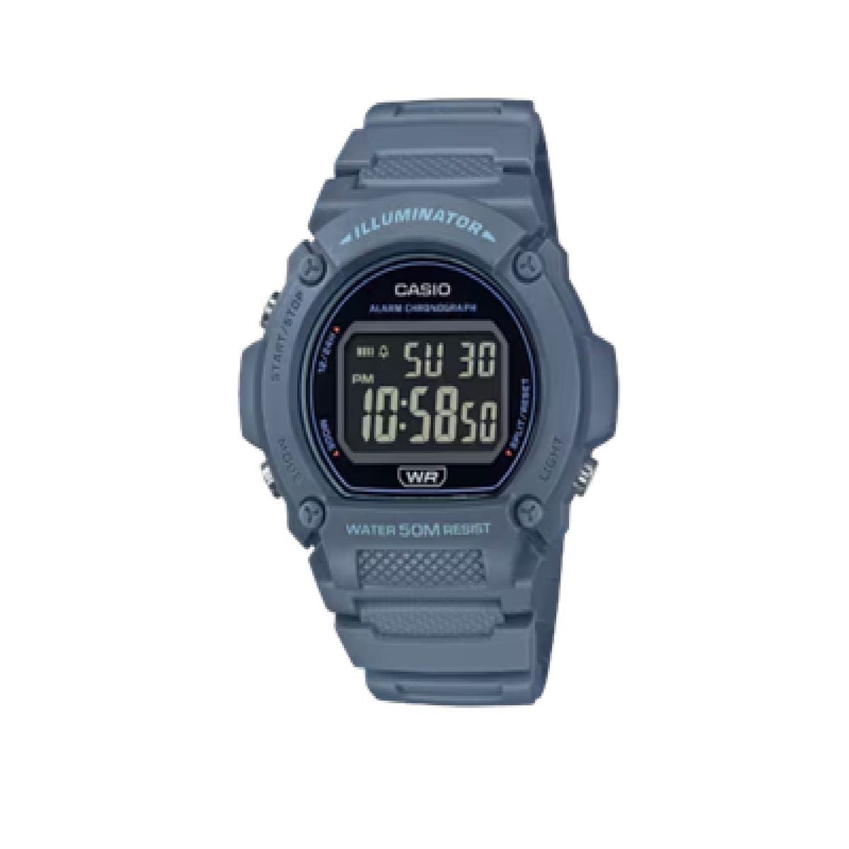 CASIO - Reloj W-219HC-2BV Digital Unisex