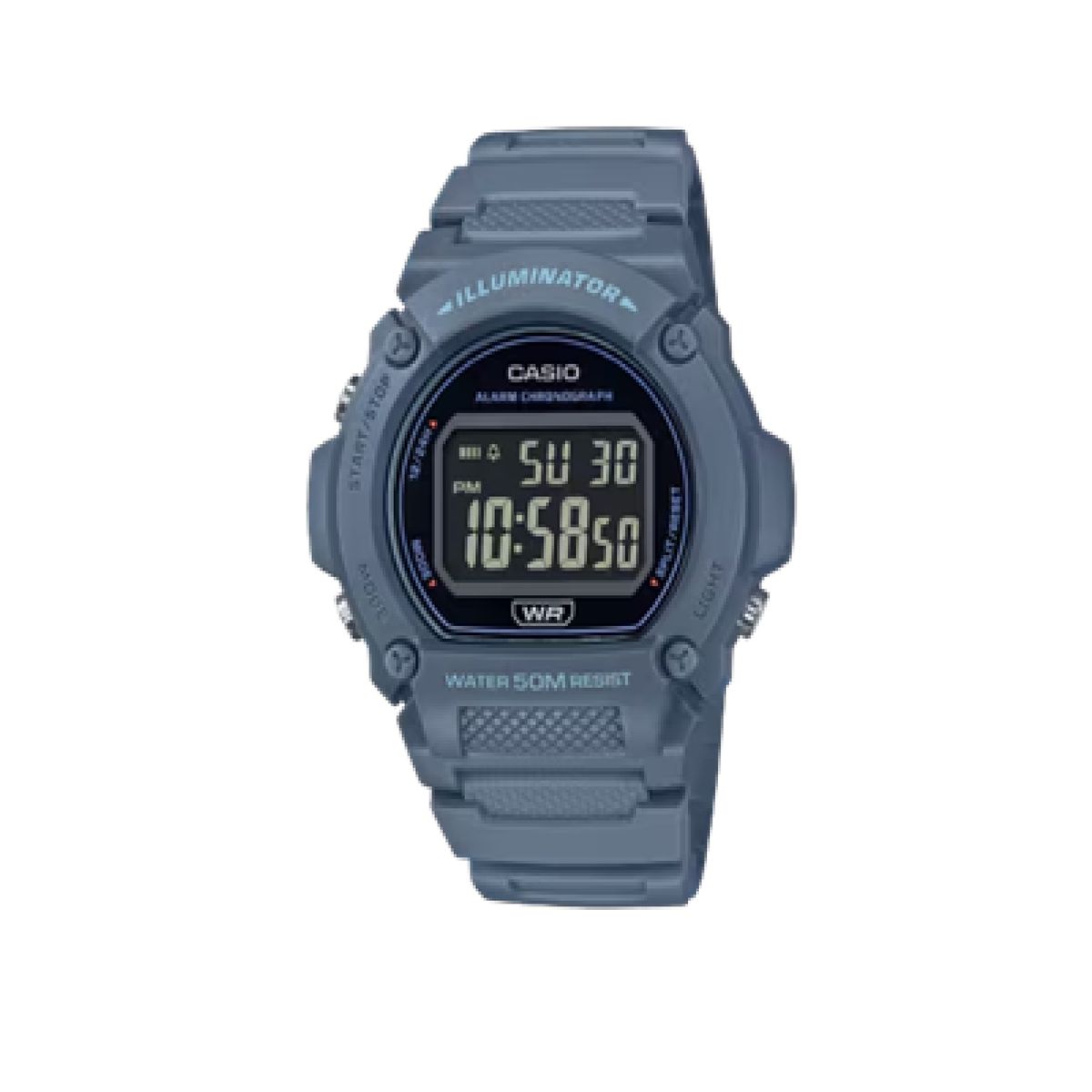 CASIO - Reloj W-219HC-2BV Digital Unisex