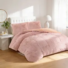 GENERICO - Cobertor 1/5 plazas peludos Cubrecama Con Chiporro