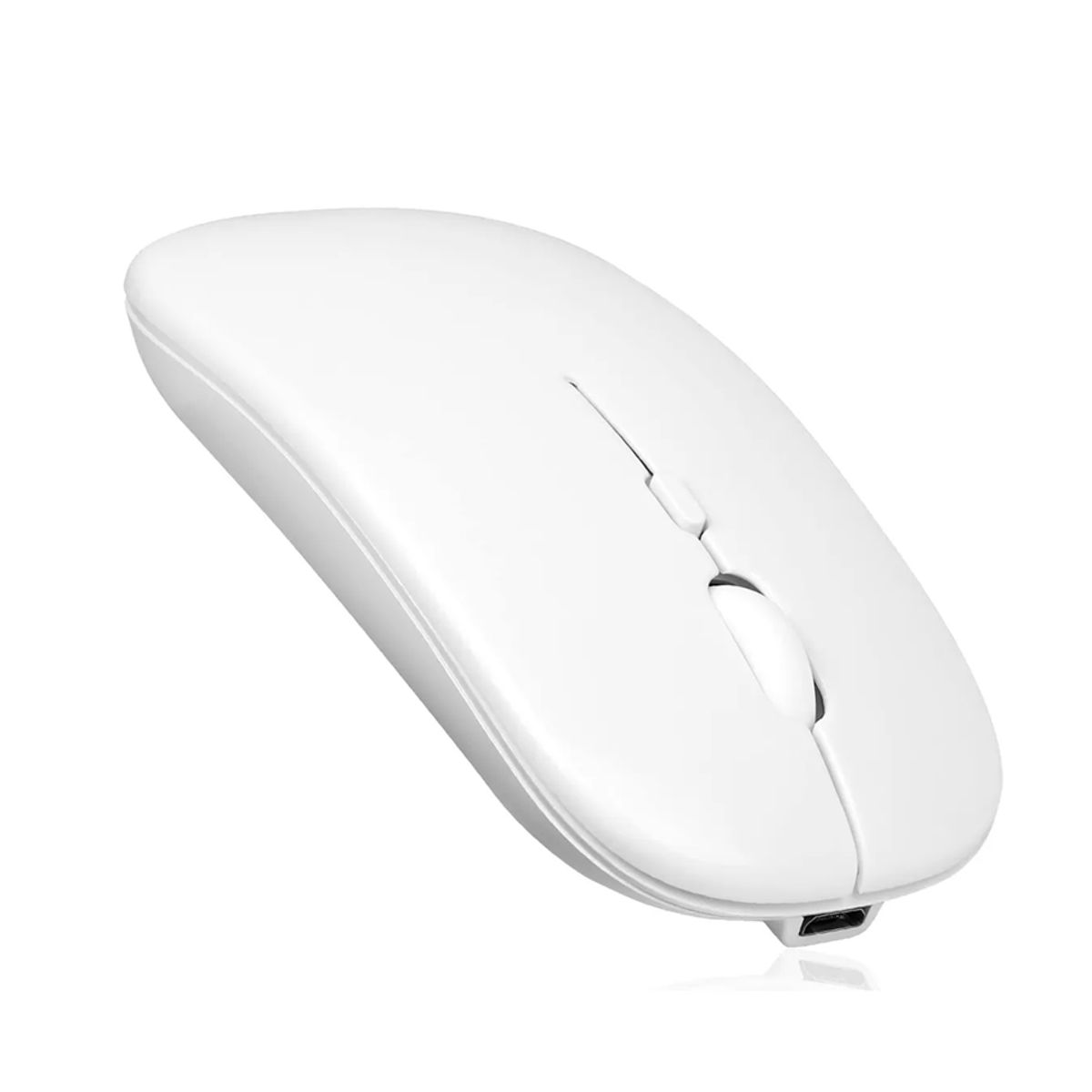 GENERICO - Mouse Inalámbrico Bluetooth Usb Para iPad Notebook Tablet Blanco