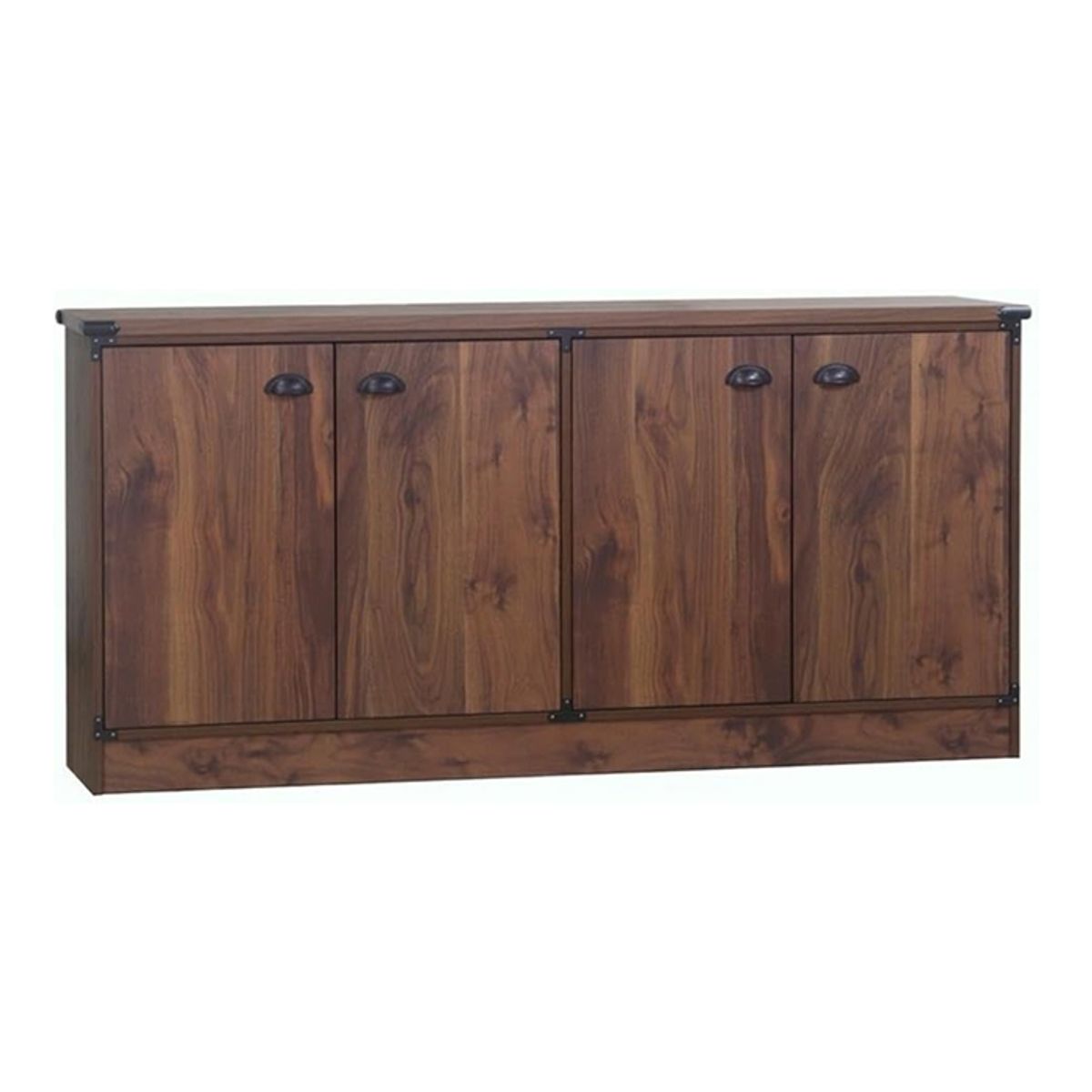 MSA MUEBLES SANTA ANA - Buffet Gabinete Dark Walnut 155Mt