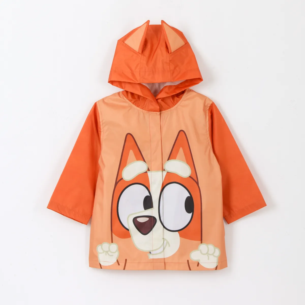 BLUEY - Impermeable Niño Orejas Bingo Naranjo Bluey