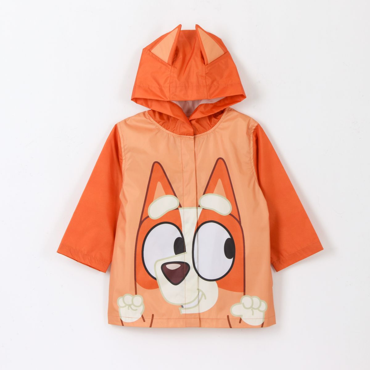 BLUEY - Impermeable Niño Orejas Bingo Naranjo Bluey