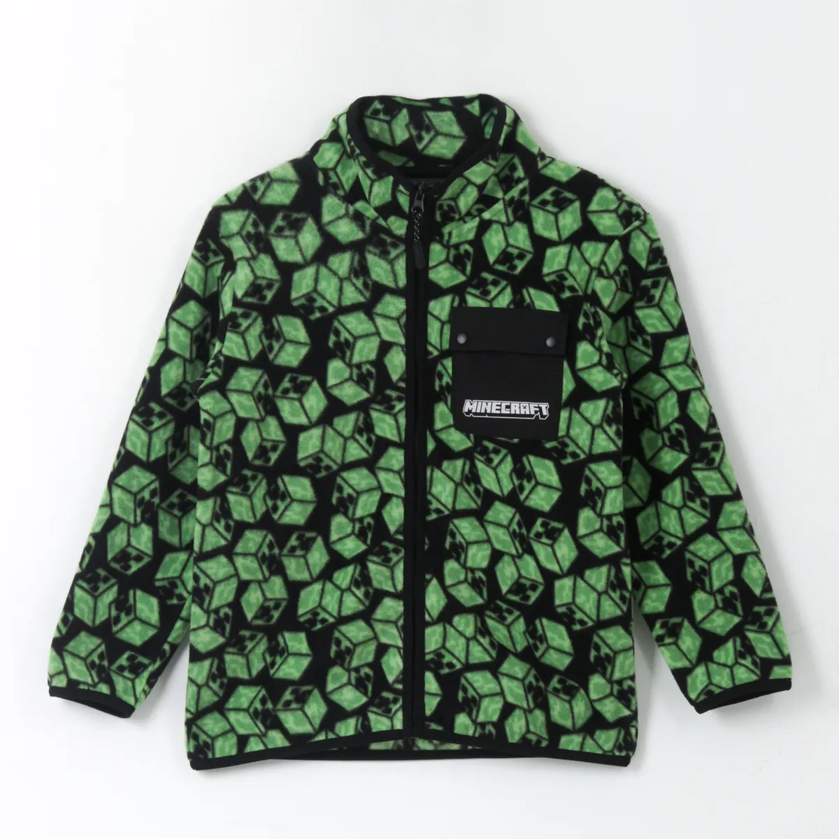 MINECRAFT - Polar Niño Full Print Creepers Verde Minecraft