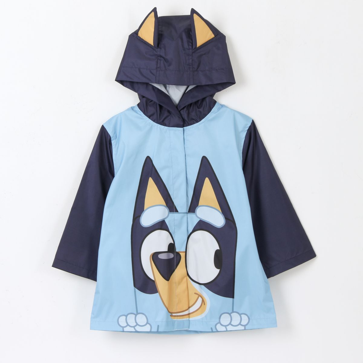 BLUEY - Impermeable Niño Orejas Bluey Celeste Bluey