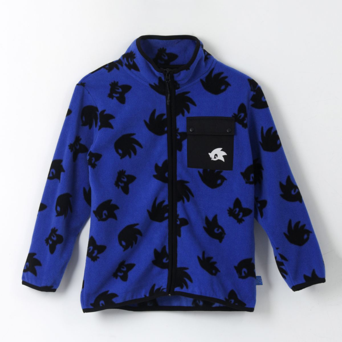 SONIC - Polar Niño Full Print Caras Azul Bolsillo Sonic