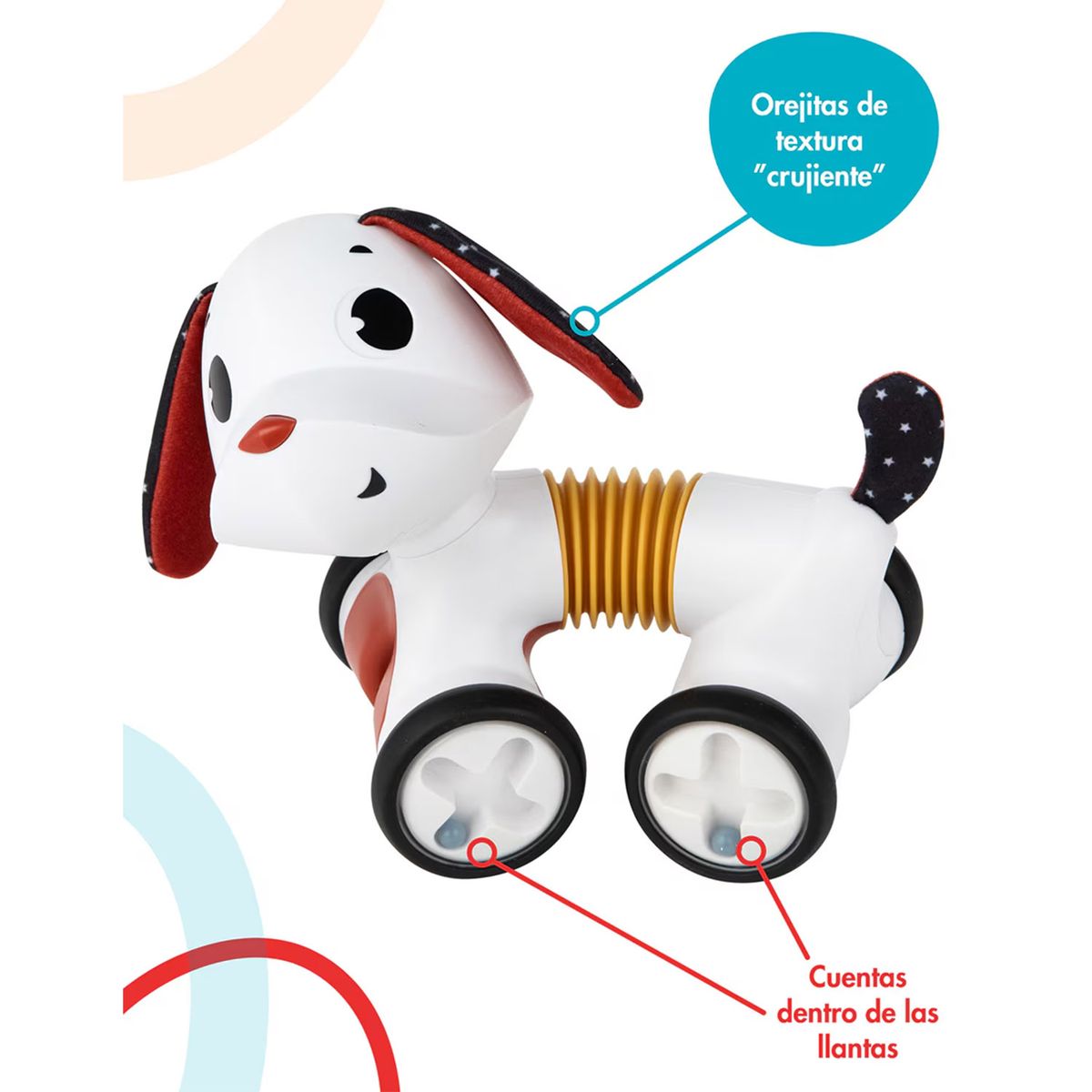 TINY LOVE - Juguete de Arrastre Perrito Follow Me Charlie Tiny Love
