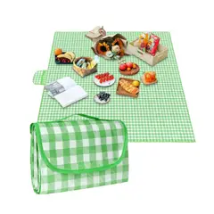 GENERICO - Manta Perfecta Para Picnic Impermeable Fácil De Transportar Color Verde