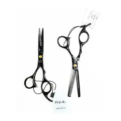 GENERICO - Tijera Filo Navaja Corte + Esculpidora Textura Aqiabi 6.0