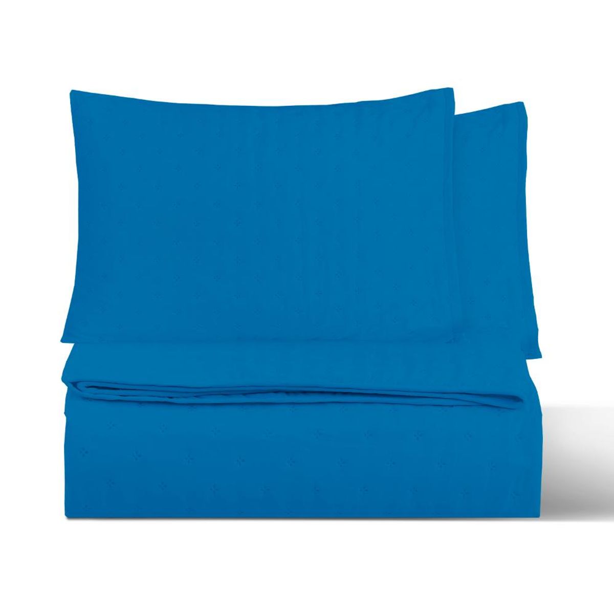 GENERICO - Cubrecama Quilt Color Turquesa 1,5 plazas Deluxe Collection Martiné