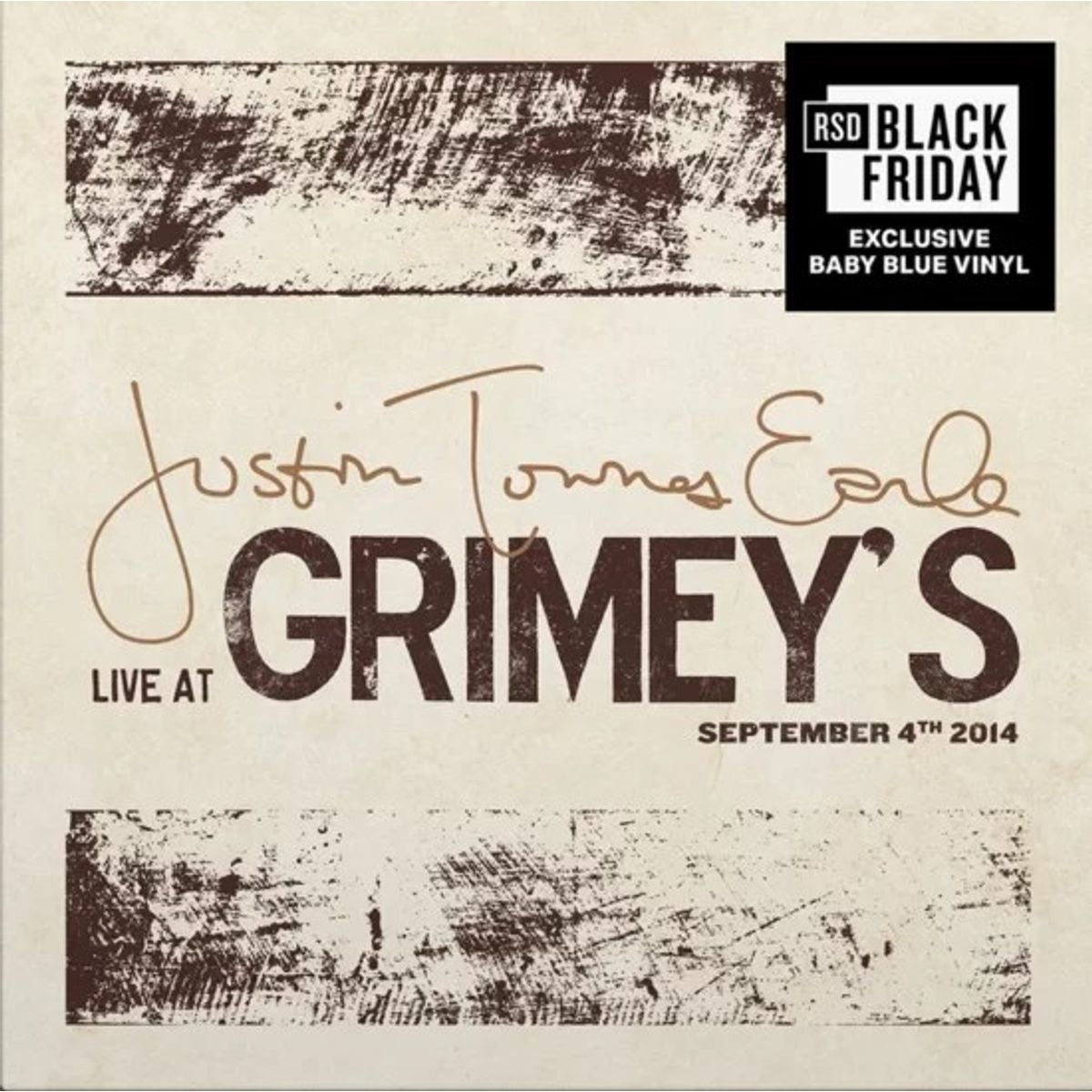 GENERICO - Justin Townes Earle - Live At Grimey’s - Vinilo 12 Baby Blue RSD