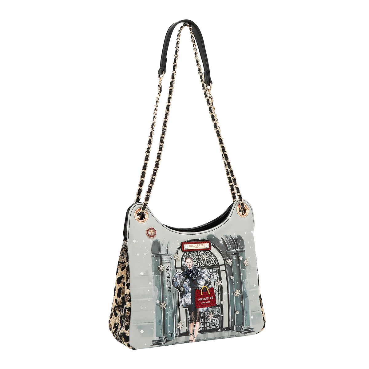NICOLE LEE - CARTERA SHOULDER MODA SNOWFLAKE NICOLE LEE