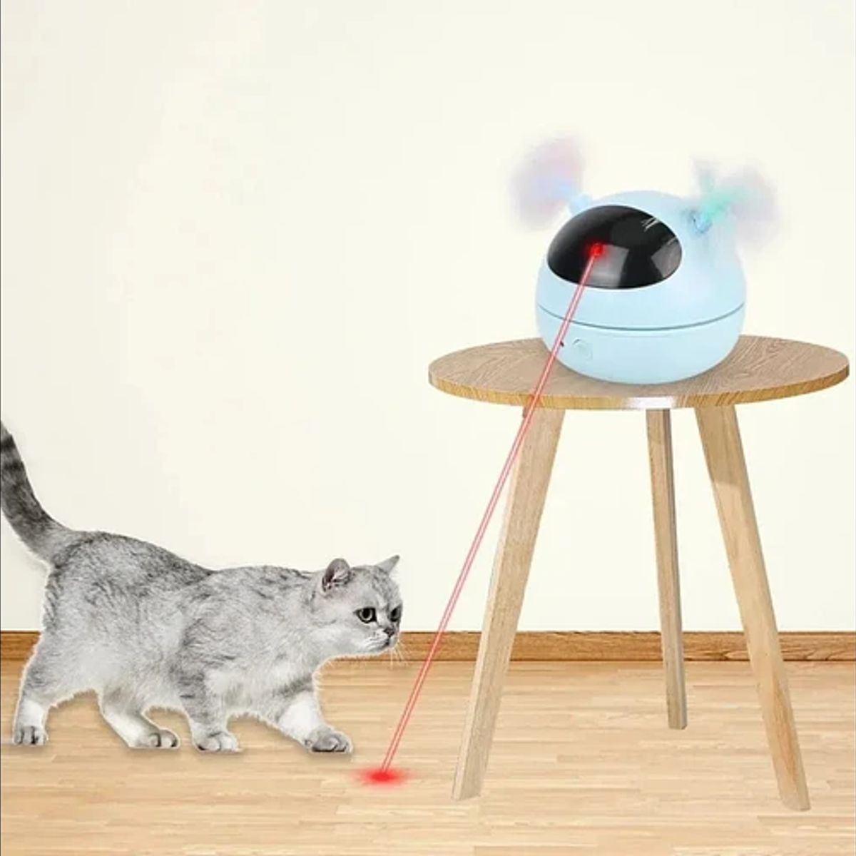 HOOPET - Juguete Robot Laser 360° Para Gatos