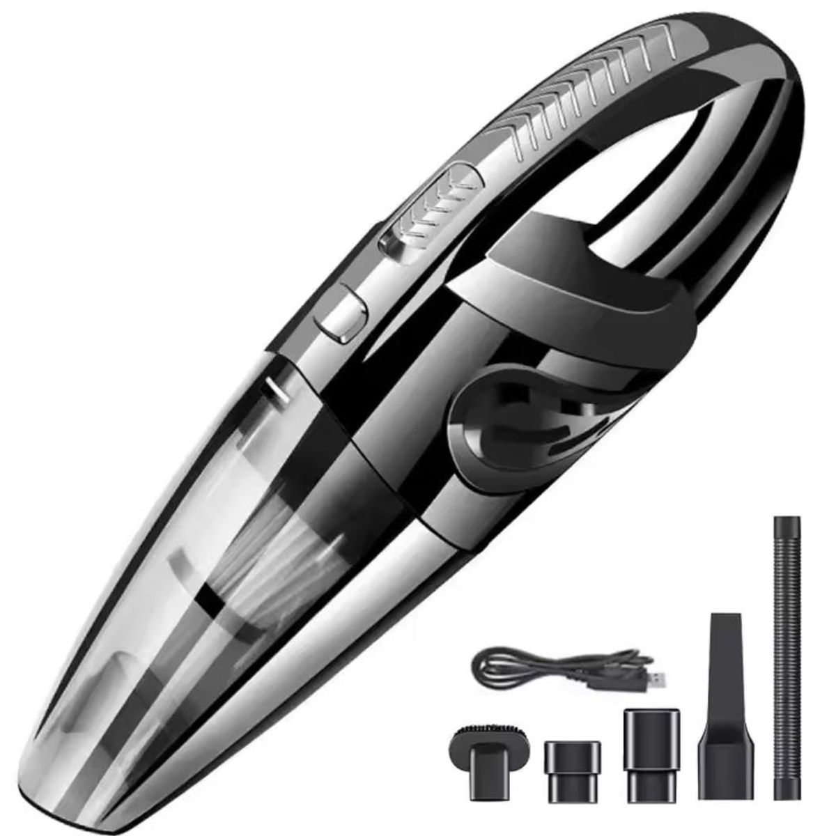 GENERICO - Aspiradora inalámbrica de mano recargable para coche aspirador potente de succión