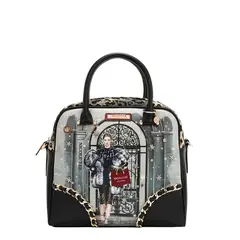 NICOLE LEE - CARTERA SATCHEL MODA SNOWFLAKE