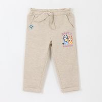 Pantalón de Buzo Niña Lazo Beige Bingo &