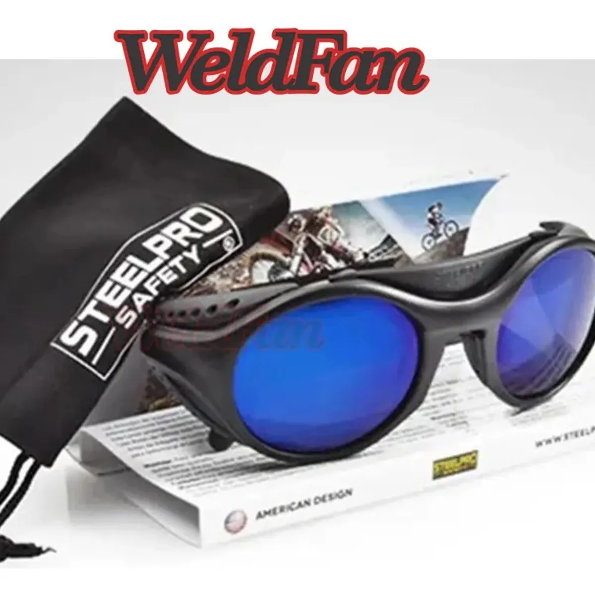 STEELPRO - Lentes Mountain Espejado Azul - Steelpro