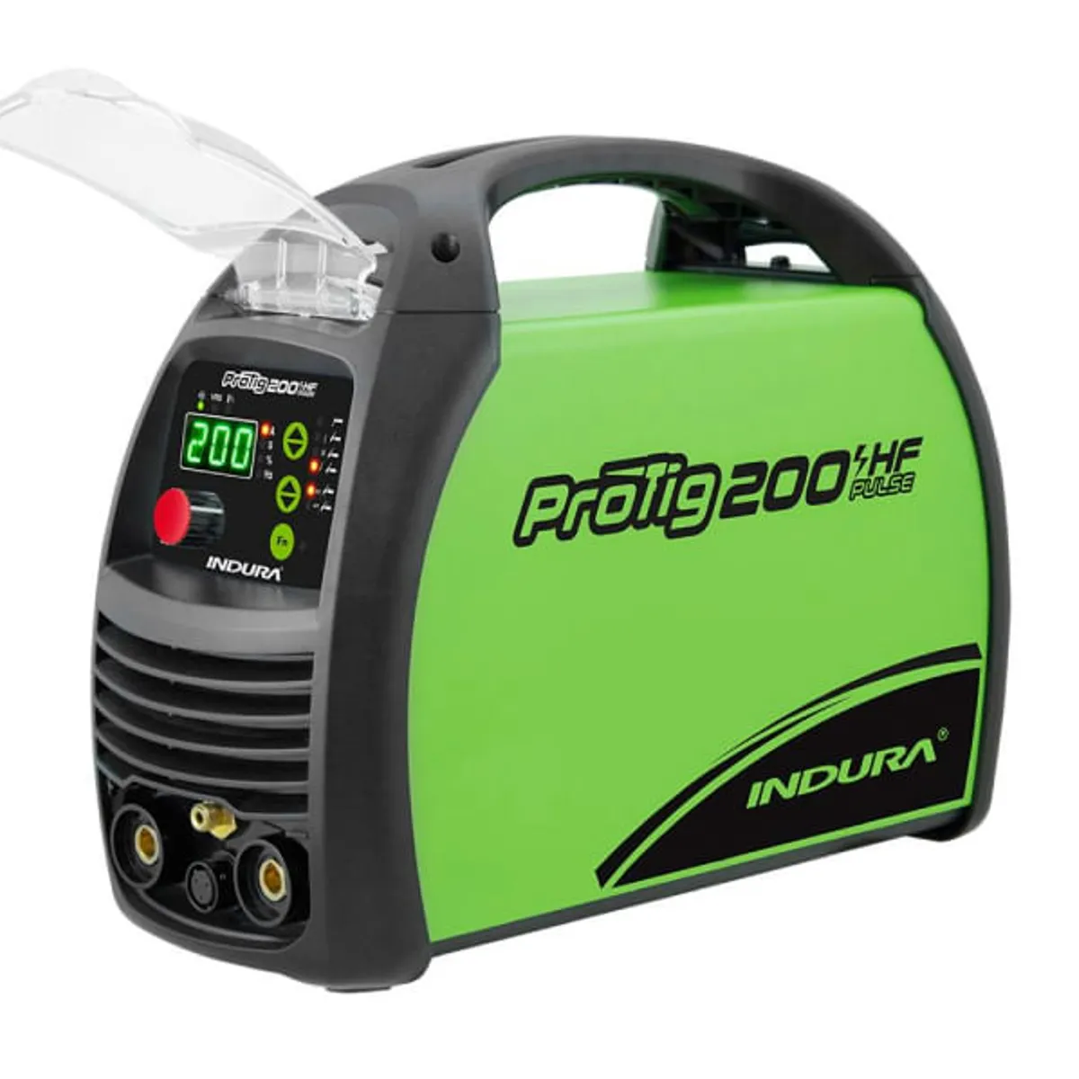 INDURA - Soldadora Indura Protig 200 Hf Pulse 5060 Hz 200 Amperes Color Verde