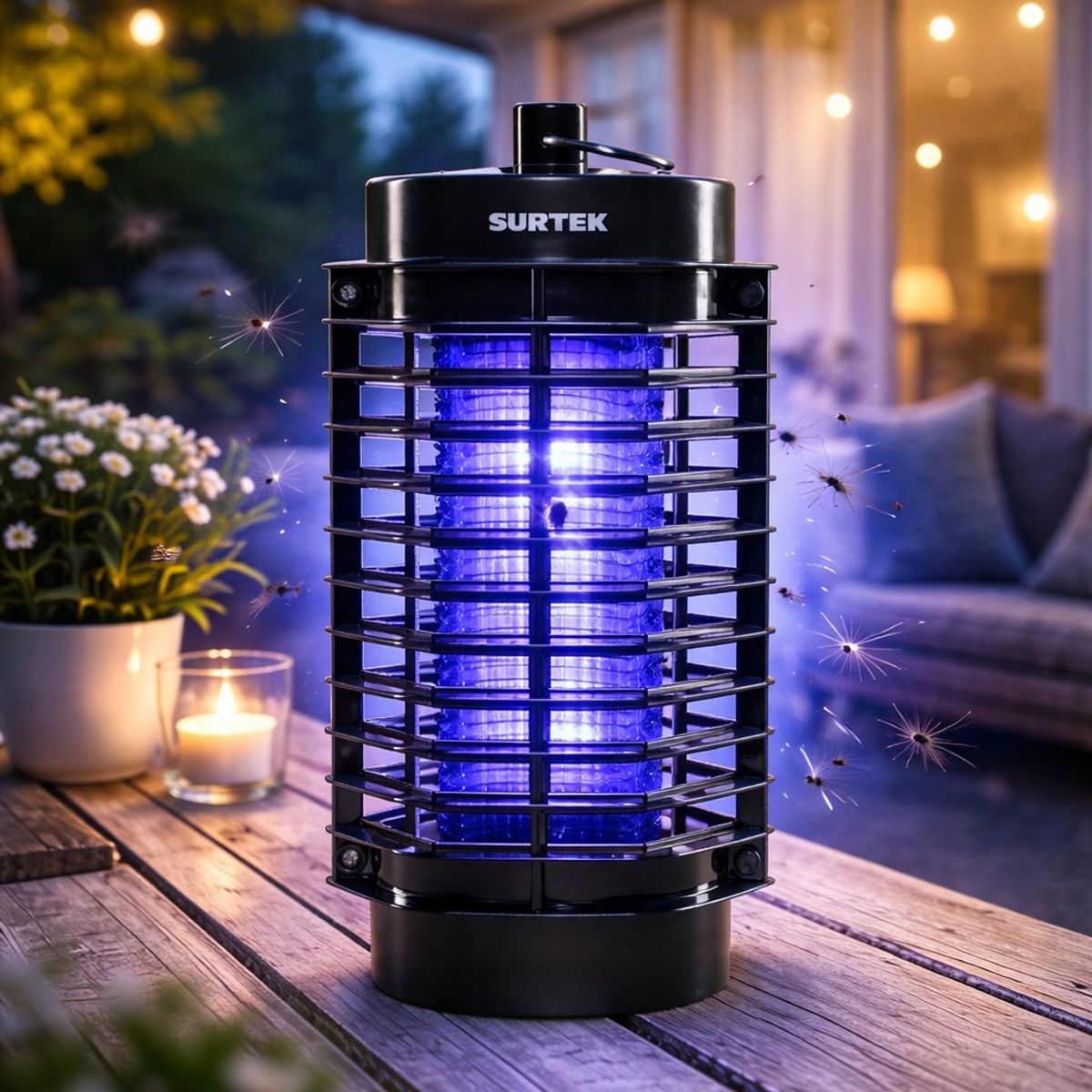MOVI - Lámpara Mata Mosquitos UV Eléctrica