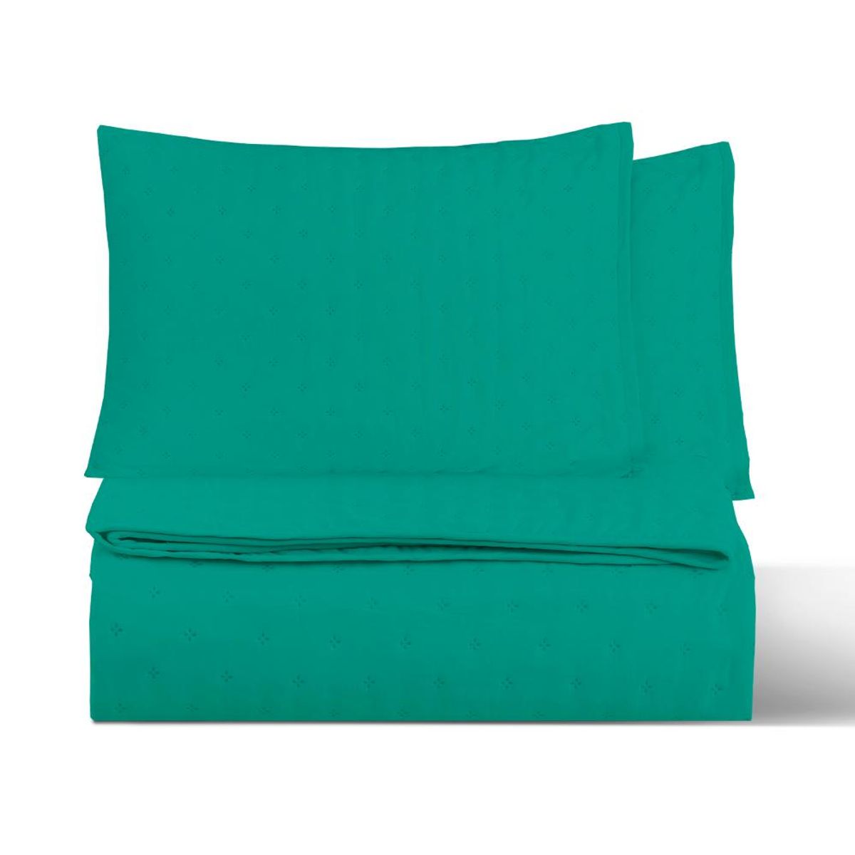 GENERICO - Cubrecama Quilt Reversible Color Verde Super King Deluxe Collection Martiné