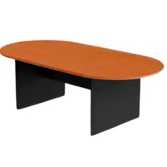 GENERICO - Mesa De Reunión Ovalada Florencia 240x90x75 Cm