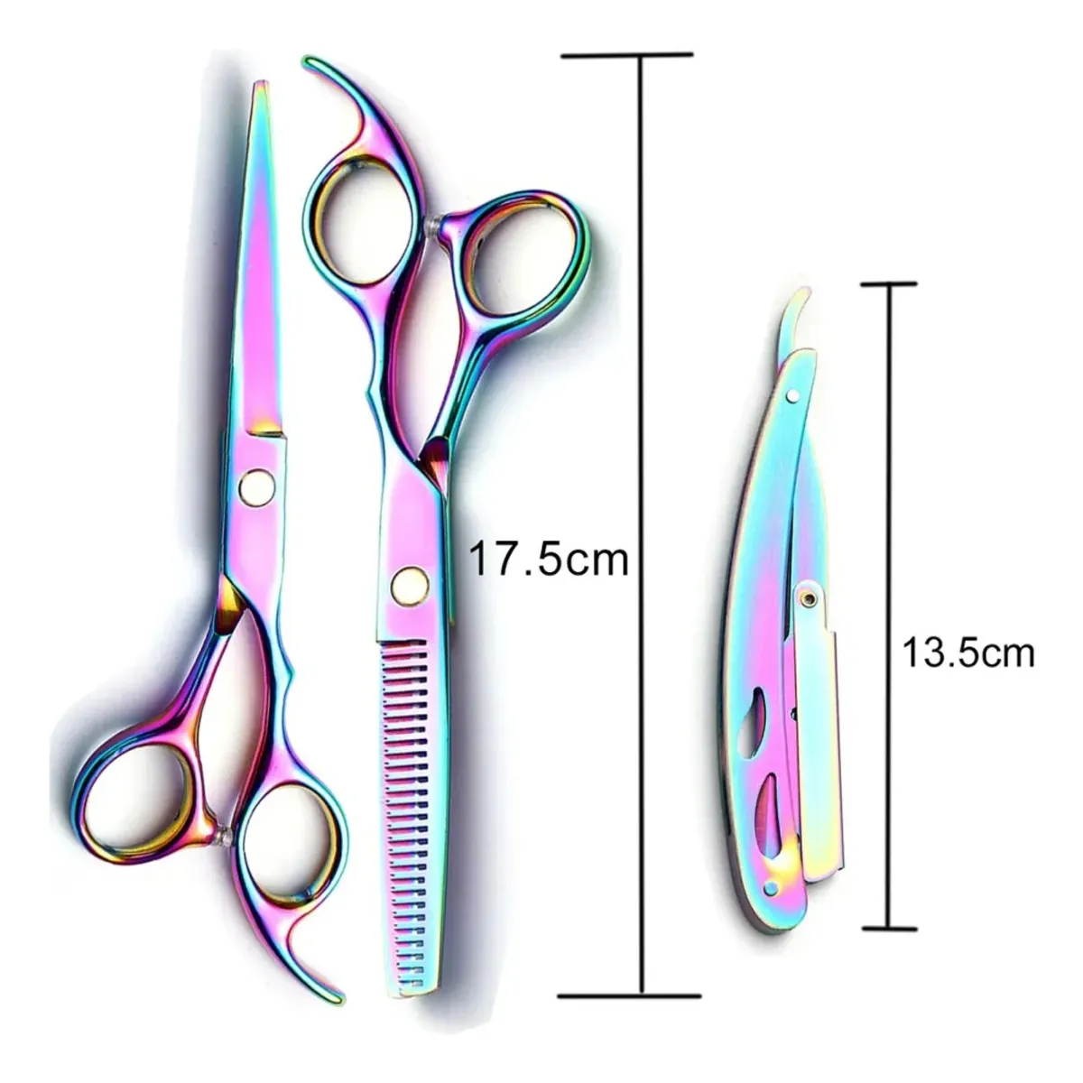 GENERICO - Set Tijeras Cortar Pelo Peluqueria Cabello Accessories BELUG