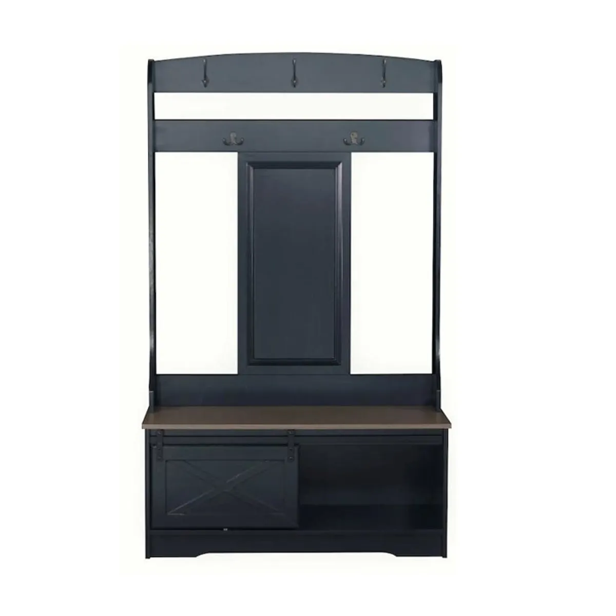 MSA MUEBLES SANTA ANA - Aparador Perchero zapatero Antique Black