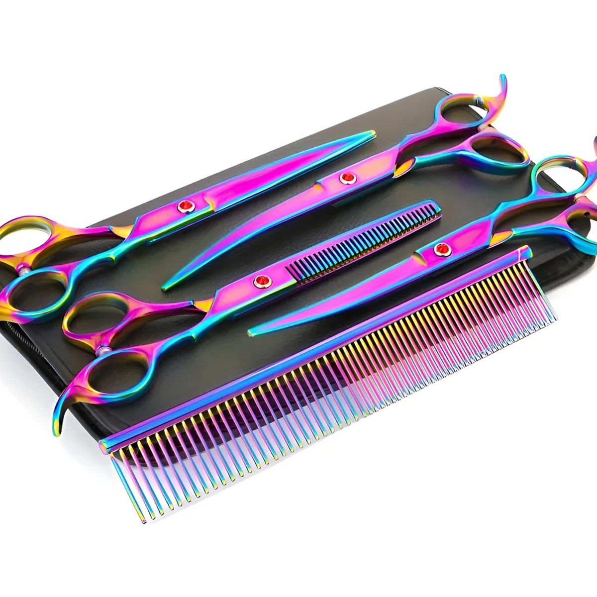 GENERICO - Set Tijeras Peluqueria Tijeras Barberia Para Cortar pelo BELUG