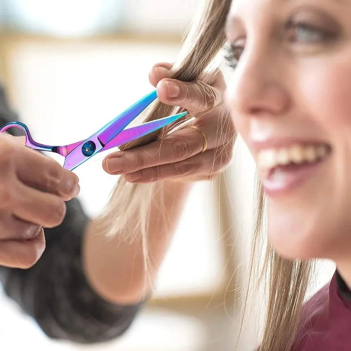 GENERICO - Set Tijeras Peluqueria Tijeras Barberia Para Cortar pelo BELUG