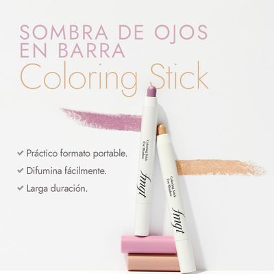 Imagen 2 del producto Sombra de Ojos Barra Coloring Stick Coreano Waterproof - Piel - 1.3 gr
