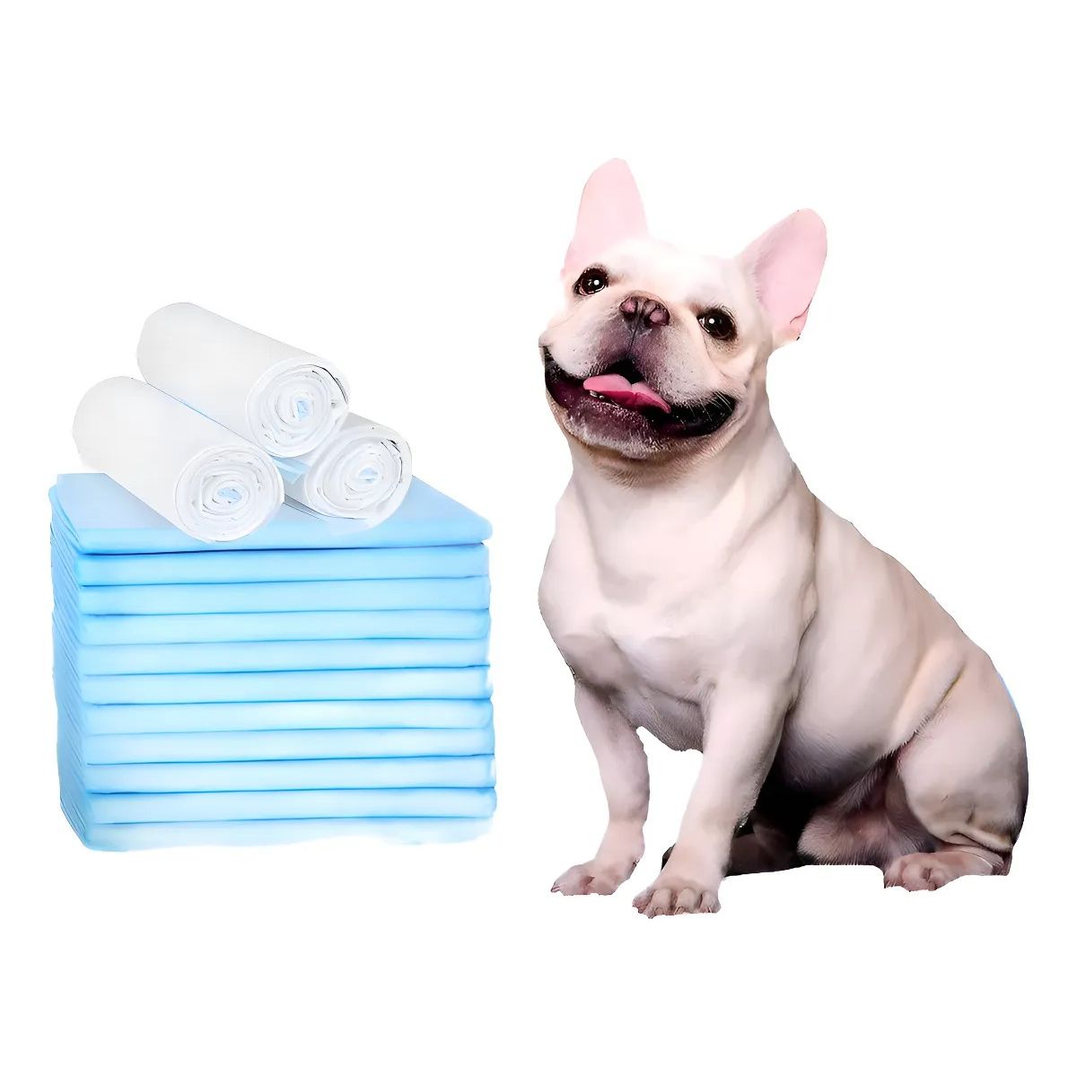 GENERICO - X50 Baño De Perro Sabanilla Perro Paños De Perros 60x90 Azul Azul