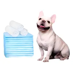 GENERICO - X50 Baño De Perro Sabanilla Perro Paños De Perros 60x90 Azul Azul