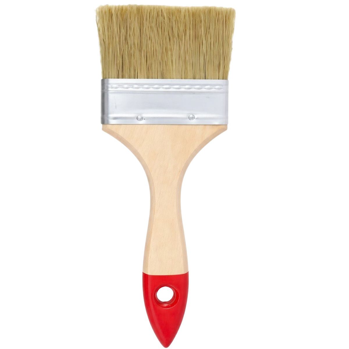 GENERICO - Brocha Mango Madera 4 Pulgadas Para Pintar Construcción