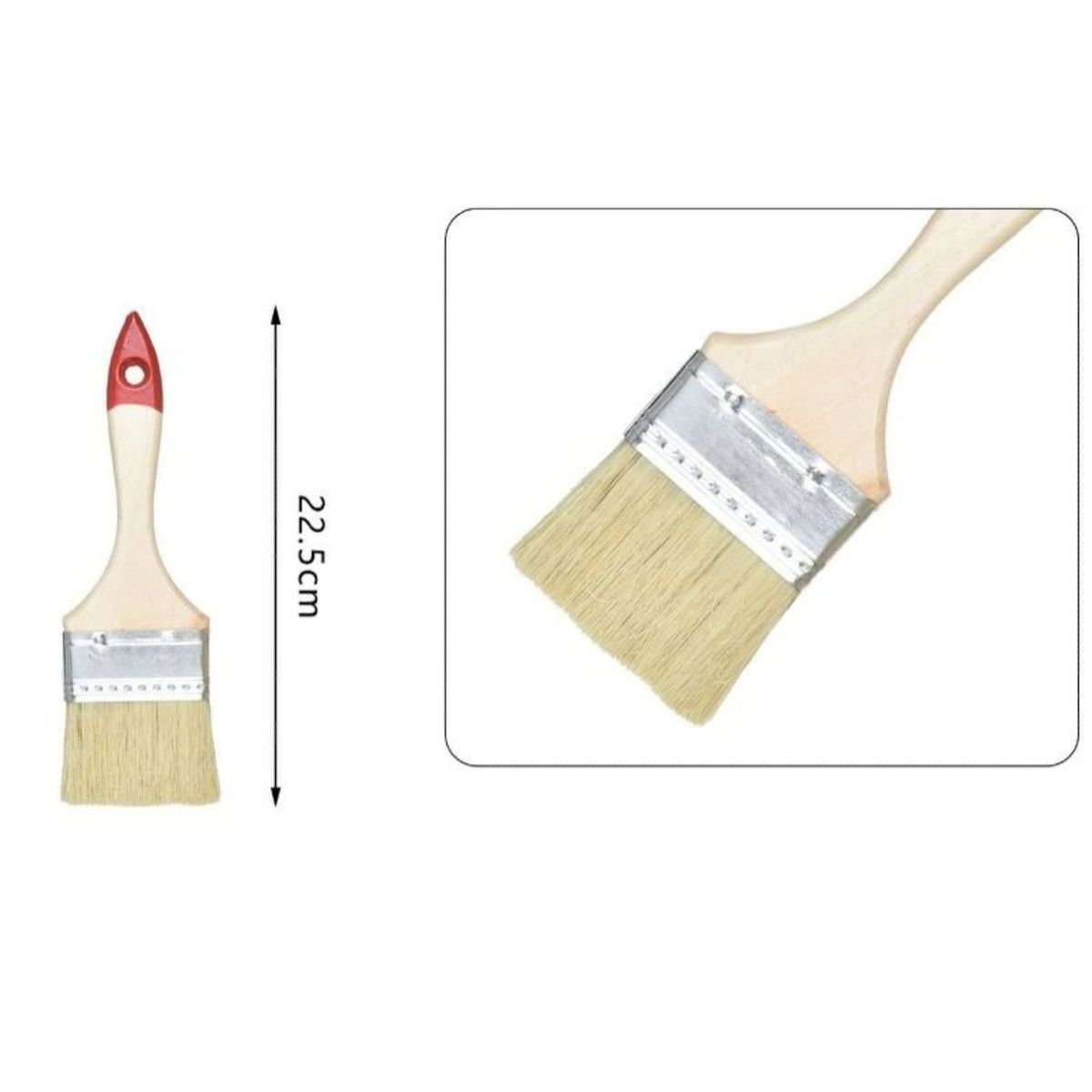 GENERICO - Brocha Mango Madera 25 Pulgadas Para Pintar Construcción