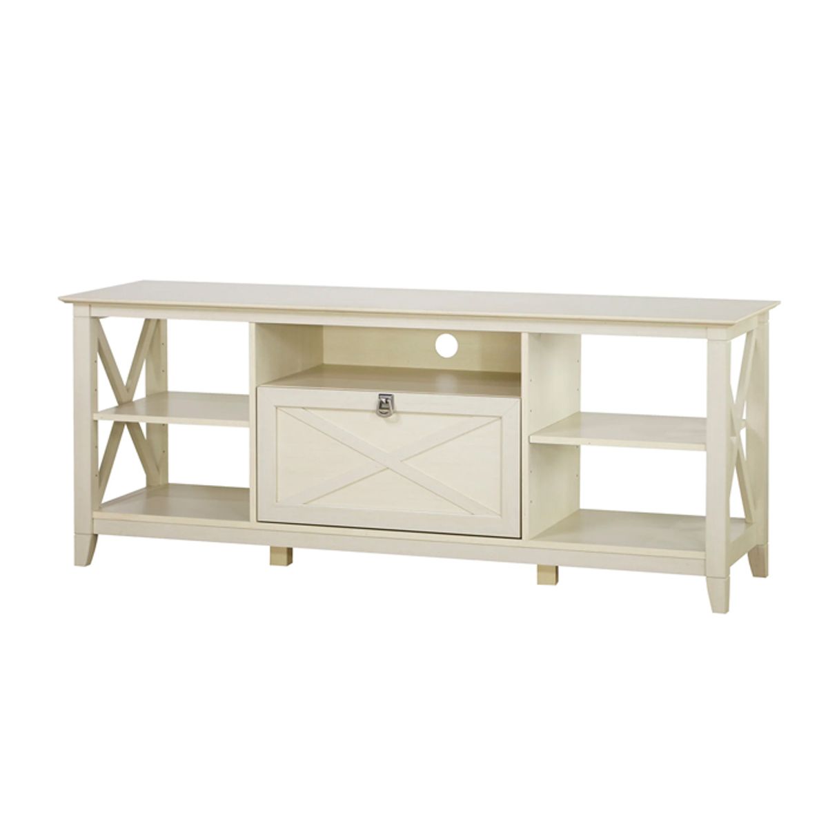 MSA MUEBLES SANTA ANA - Rack Antique White 152 Mt.