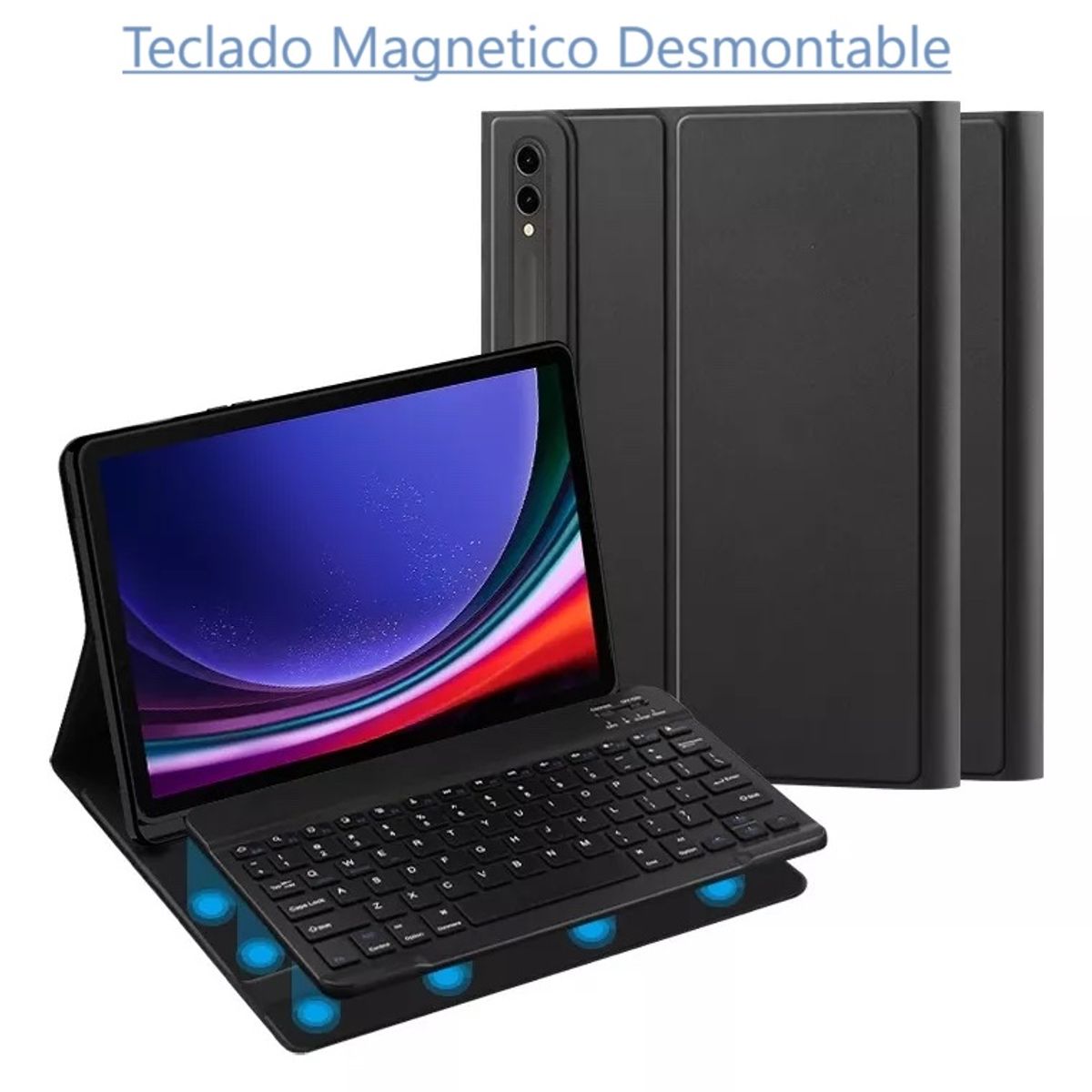 GENERICO - Funda con Teclado para Samsung Galaxy Tab S10 Lite / 10.9