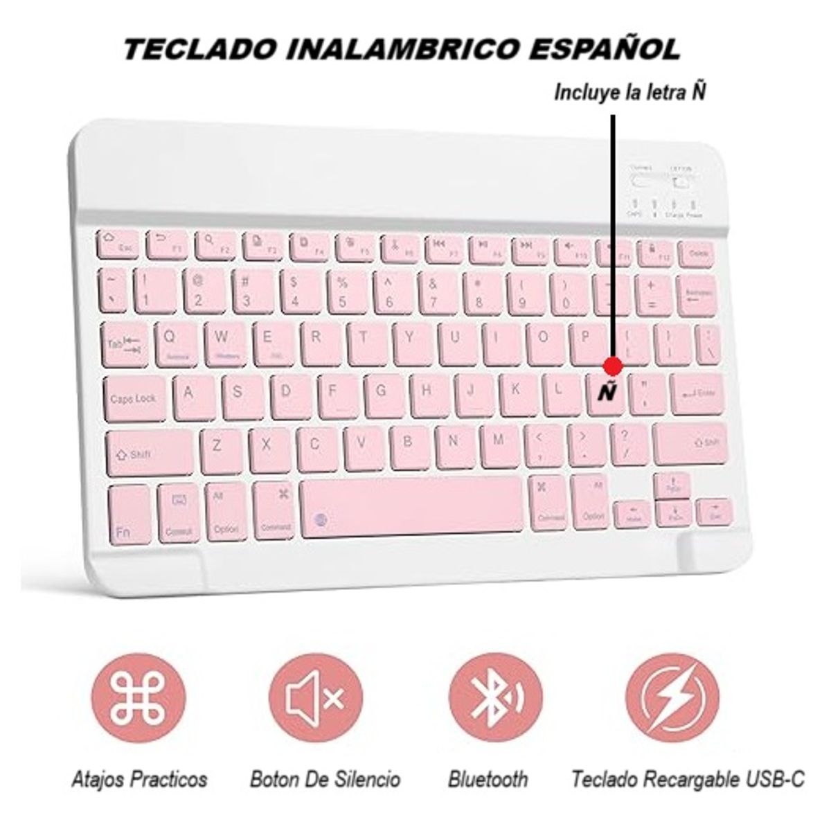 GENERICO - Funda con Teclado para Samsung Galaxy Tab S10 Lite / 10.9