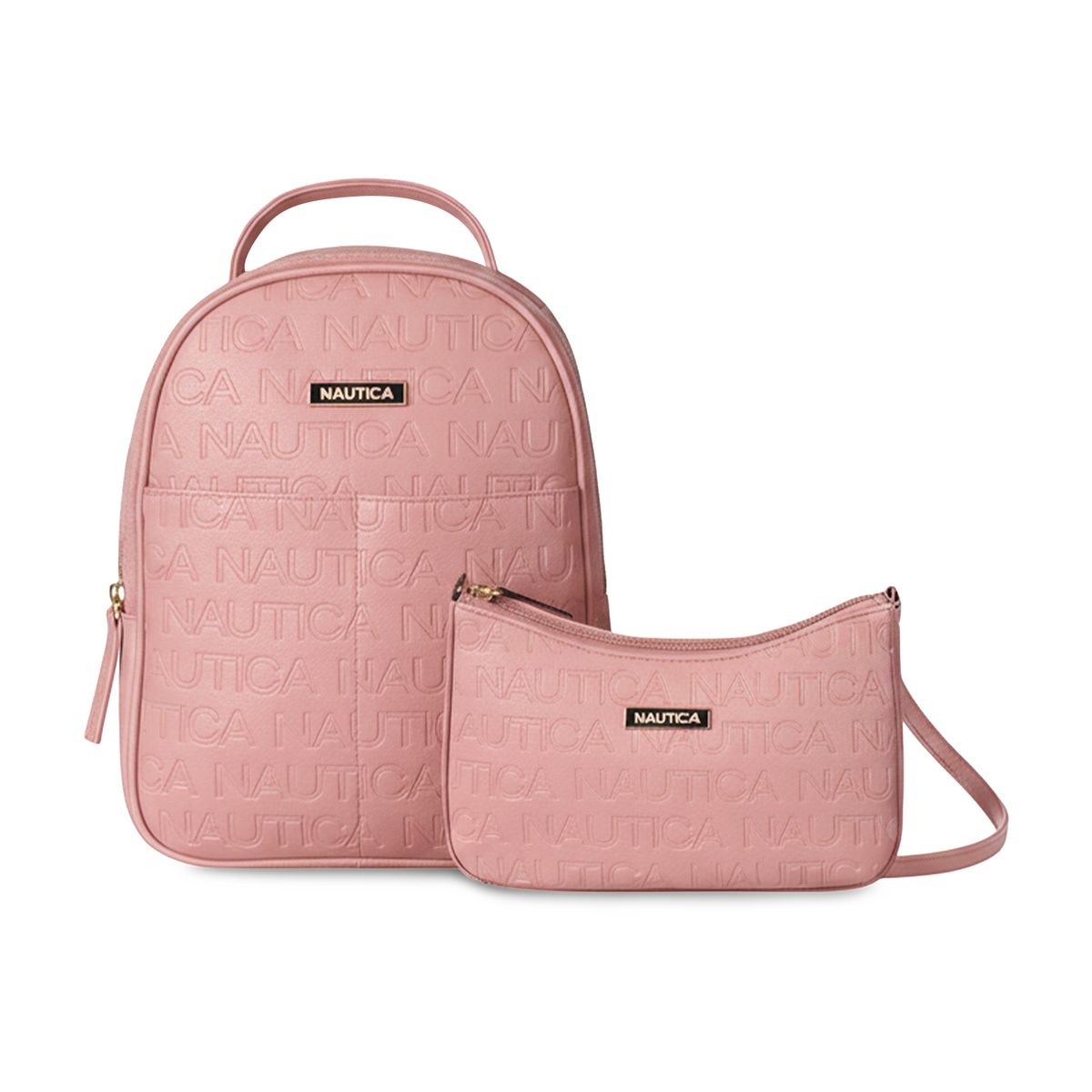 NAUTICA - Pack Nautica Mochila Queen + Cartera Lady rosada