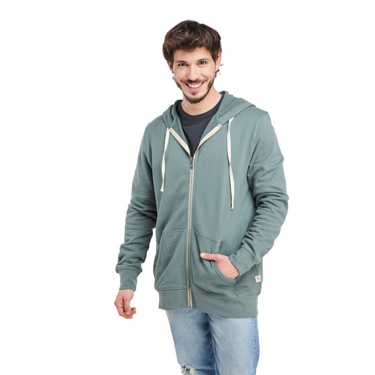 PANAMA JACK - Polerón Hombre Casual Verde Panama Jack