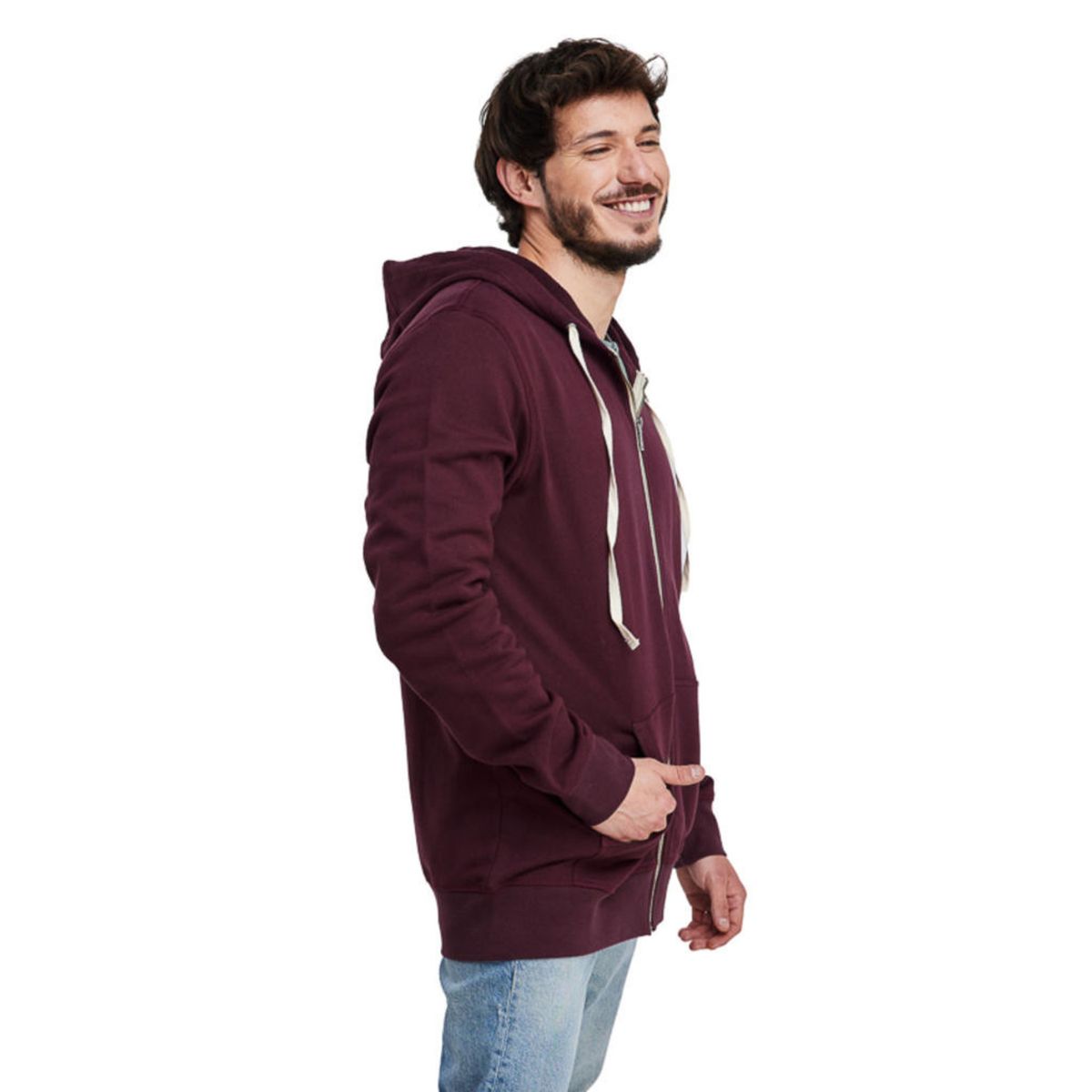 PANAMA JACK - Polerón Hombre Casual Bordó Panama Jack