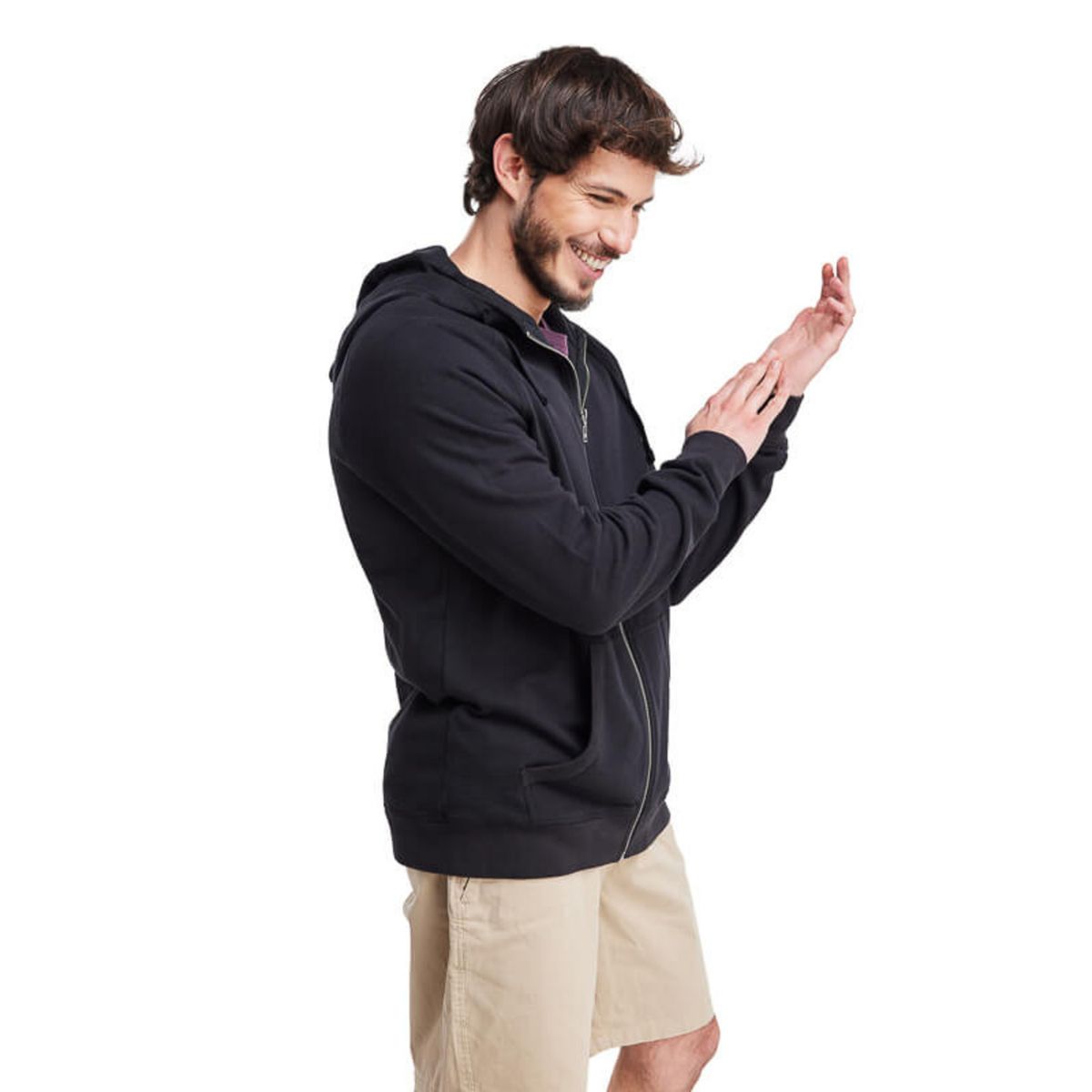 PANAMA JACK - Polerón Hombre Casual Negro Panama Jack
