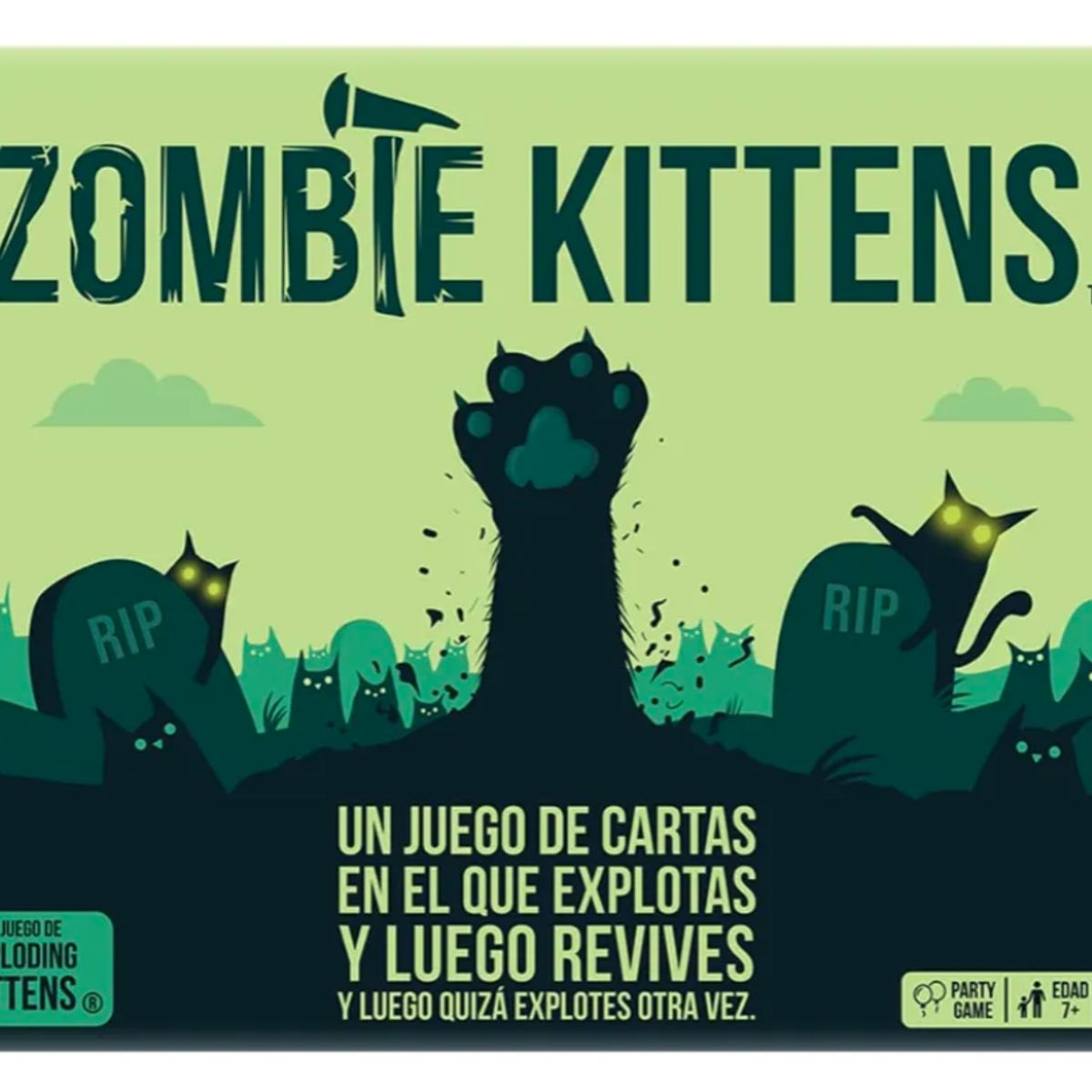 GENERICO - Juego de Mesa Zombie Kittens Español