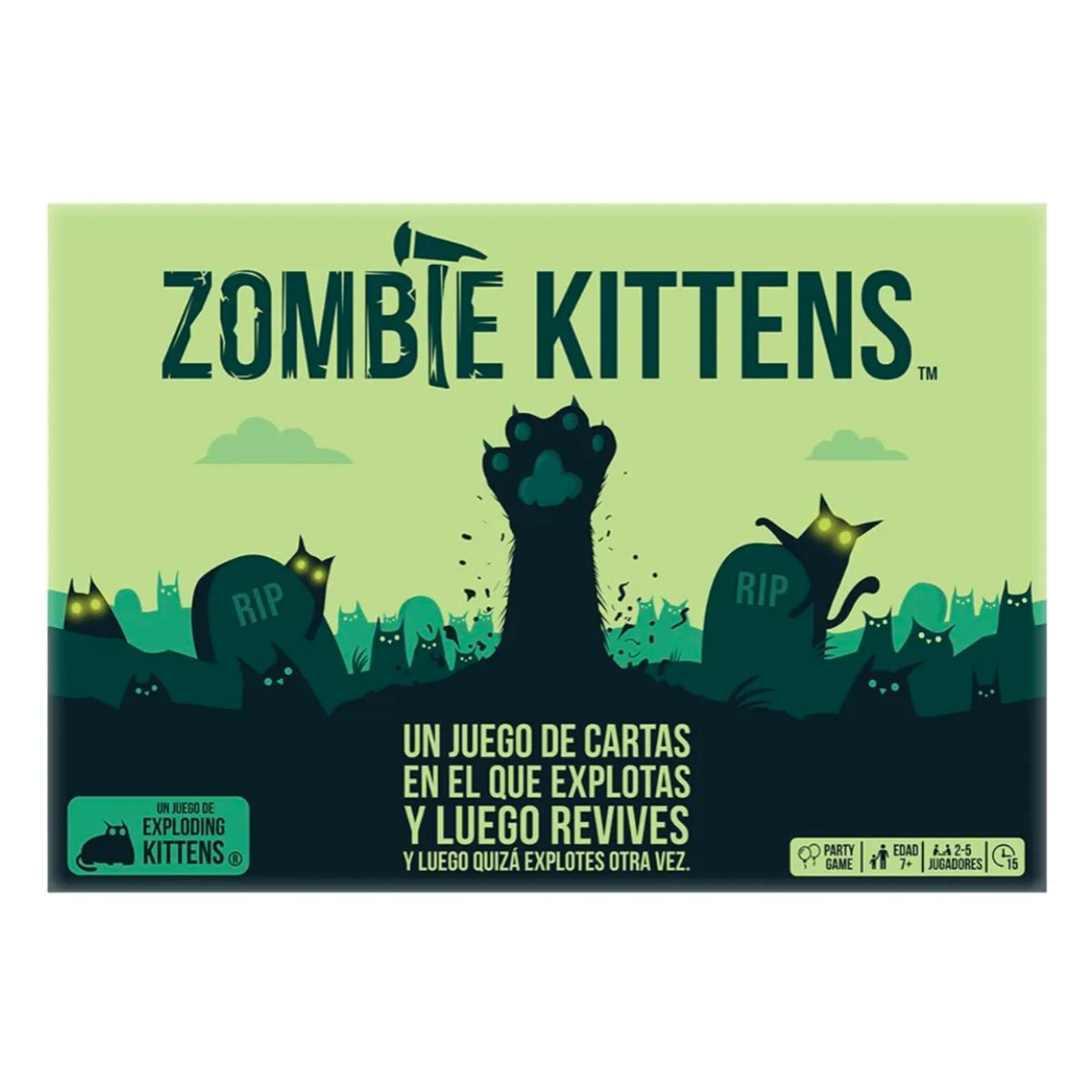 GENERICO - Juego de Mesa Zombie Kittens Español