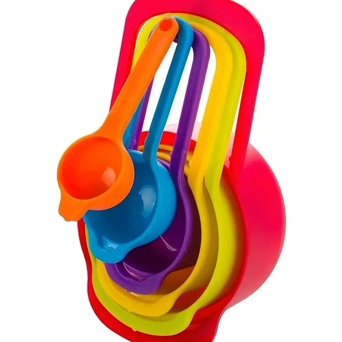 GENERICO - Set Tazas Cucharas Medidoras 6 Piezas Cocina Reposteria /e Color Multicolor BELUG