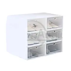 GENERICO - Caja Organizador De Zapatos Set De 6 Organizadores Apilables