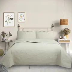 GENERICO - Cubrecama Quilt Reversible Beige - Wonder Collection Martiné