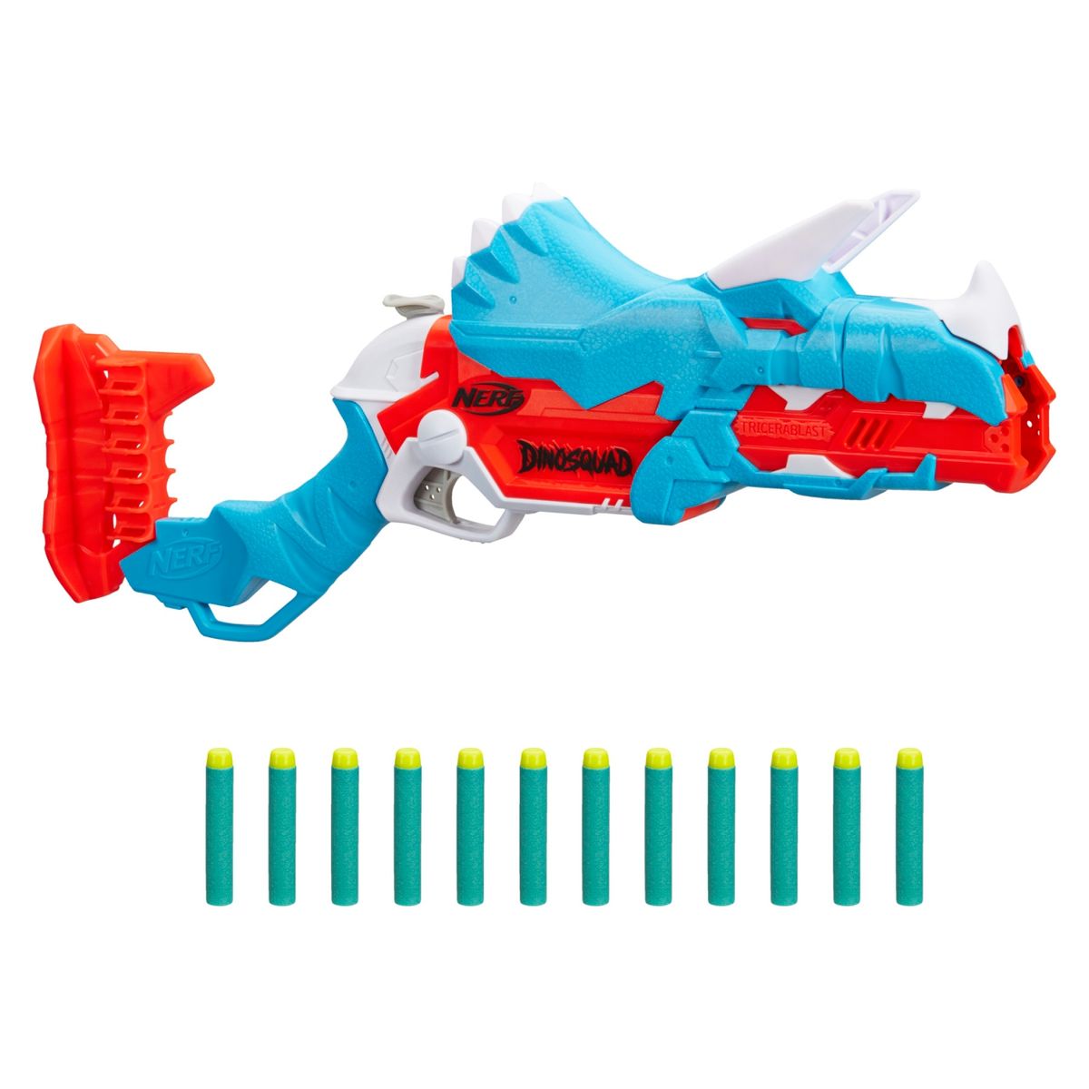 NERF - Lanzador Dinosquad Tricera Blast Nerf