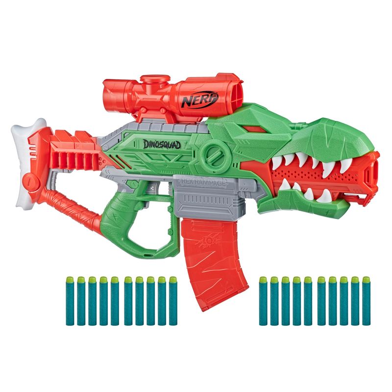 NERF - Lanzador Dinosquad Rex Rampage Nerf