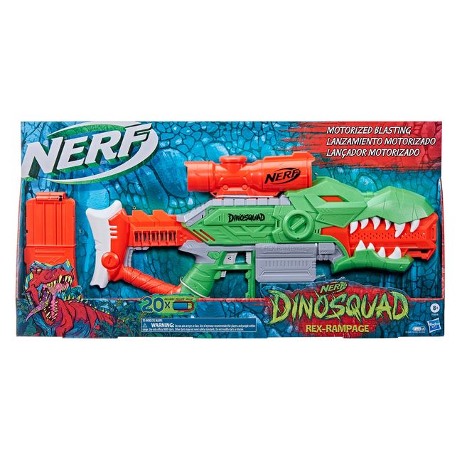 NERF - Lanzador Dinosquad Rex Rampage Nerf